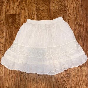 Abercrombie & Fitch White Skirt
